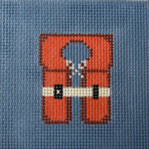 Life Preserver Coaster Painted Canvas J. Child Designs  - 1