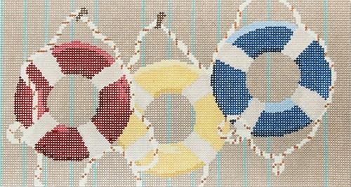 Life Ring   3 Painted Canvas CBK Needlepoint Collections  - 1
