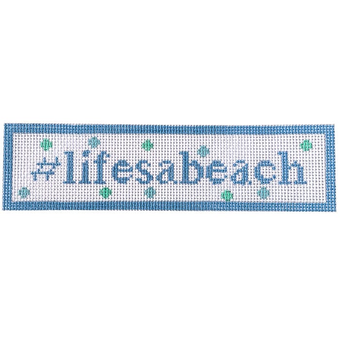 #lifesabeach Painted Canvas Kristine Kingston  - 1