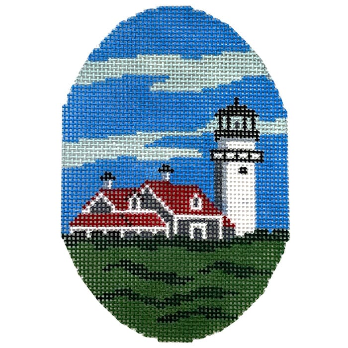 Light House Painted Canvas All About Stitching/The Collection Design 