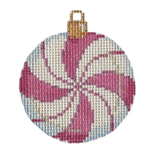 Light Pink Peppermint Mini Ball Painted Canvas Associated Talents 