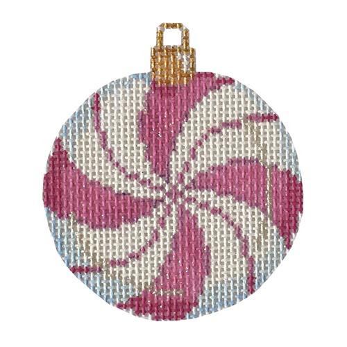 Light Pink Peppermint Mini Ball Painted Canvas Associated Talents  - 1