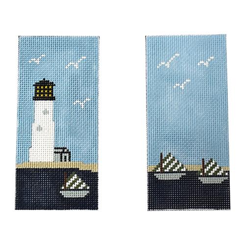 Lighthouse Eyeglasses Case Painted Canvas J. Child Designs  - 1
