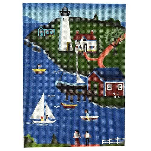 Lighthouse Painted Canvas PLD Designs 