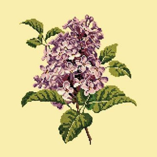 Lilac Needlepoint Kit Kits Elizabeth Bradley Design Butter Yellow 
