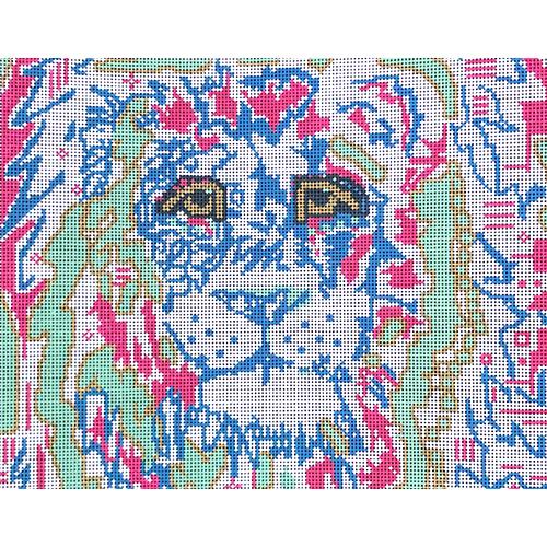 Lily the Lion Painted Canvas Thorn Alexander 
