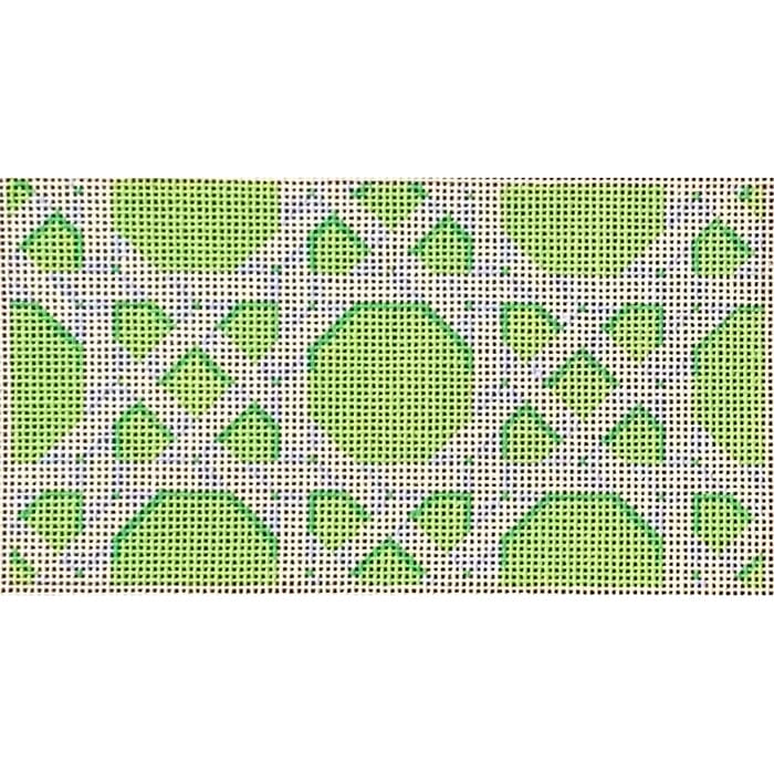 Lime Caning Insert Painted Canvas Two Sisters Needlepoint 