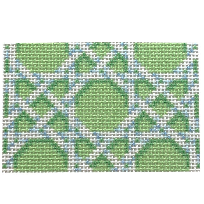 Lime Caning Sm Insert Printed Canvas Two Sisters Needlepoint 