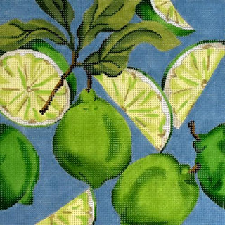 Lime Cluster Painted Canvas Associated Talents 
