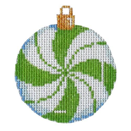 Lime Peppermint Mini Ball Painted Canvas Associated Talents  - 1