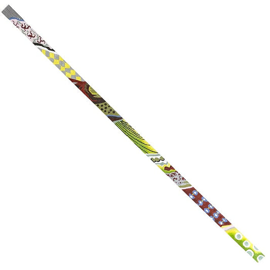 Lime/Red Multi Patterned Belt Painted Canvas Colors of Praise 