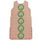 Limes/Tattersall Mini Shift Printed Canvas Two Sisters Needlepoint 