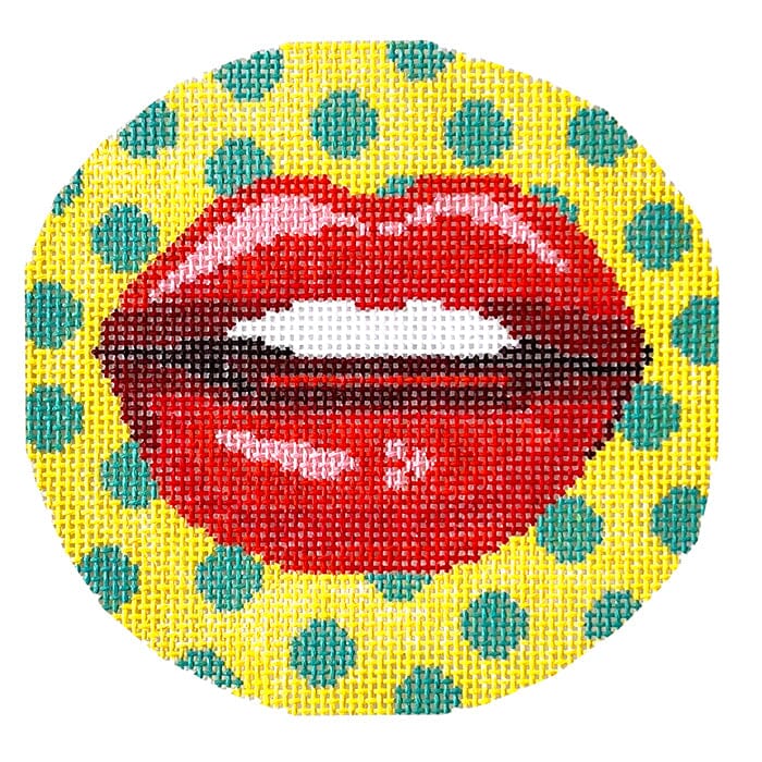 Lips Painted Canvas Colors of Praise  - 1