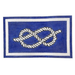 Literally Can Knot on 13 Painted Canvas Alice & Blue 
