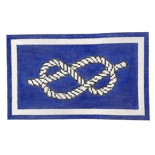 Literally Can Knot on 13 Painted Canvas Alice & Blue 
