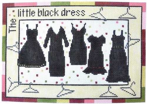 Little Black Dresses Painted Canvas Pippin 