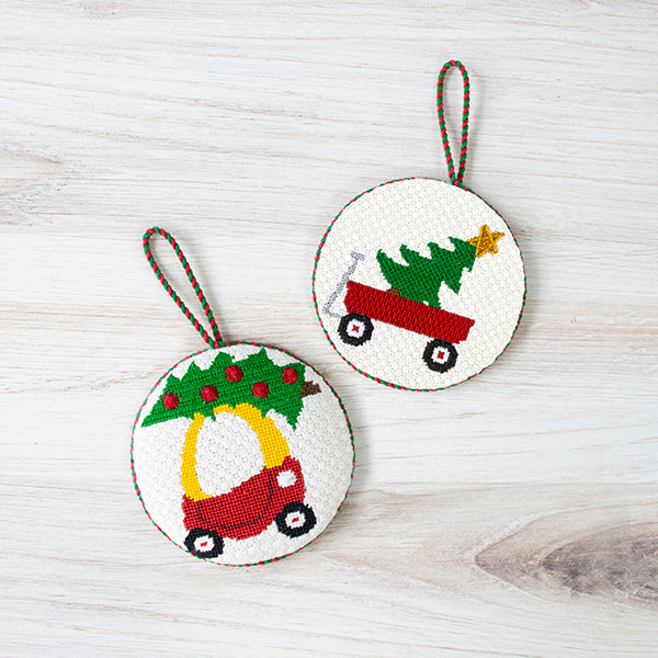 Little Christmas Car Kit Kits Vallerie Needlepoint Gallery 