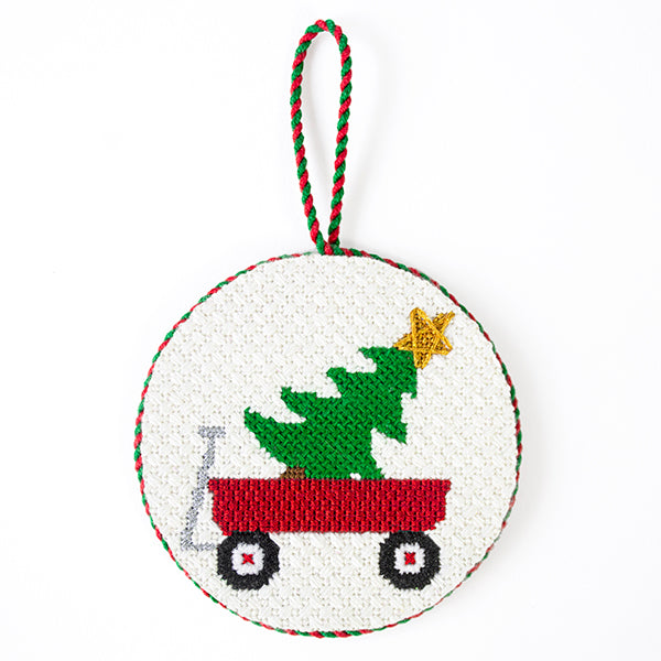 Little Christmas Wagon Kit Kits Vallerie Needlepoint Gallery 