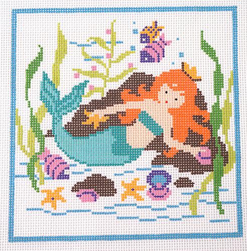 Little Mermaid Painted Canvas Lee's Needle Art Inc.  - 1