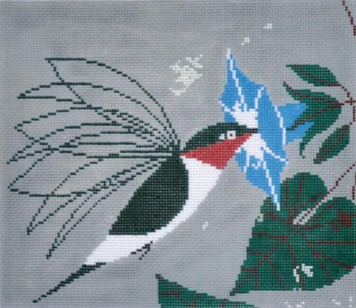 Little Sipper Painted Canvas Charley Harper  - 1