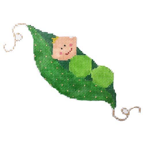 Little Sweet Pea Lily Painted Canvas The Princess & Me  - 1