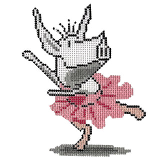 Liv on Pointe Painted Canvas Mopsey Designs 

