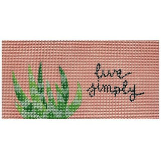 Live Simply Insert Painted Canvas Madeleine Elizabeth 
