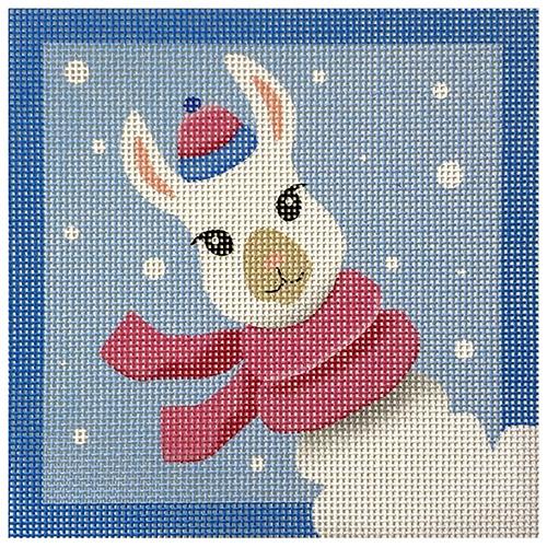 Llama Square Painted Canvas Pepperberry Designs  - 1