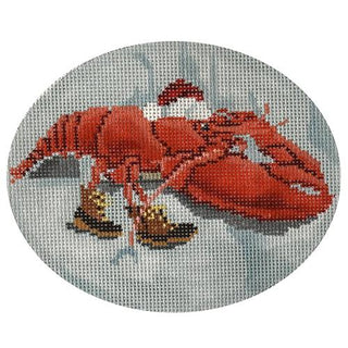 Lobstah Ornament Painted Canvas Scott Church Creative 
