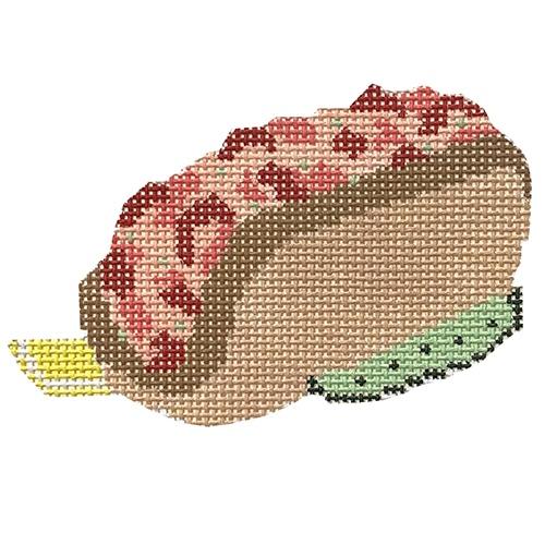 Lobstah Roll Painted Canvas Morgan Julia Designs 
