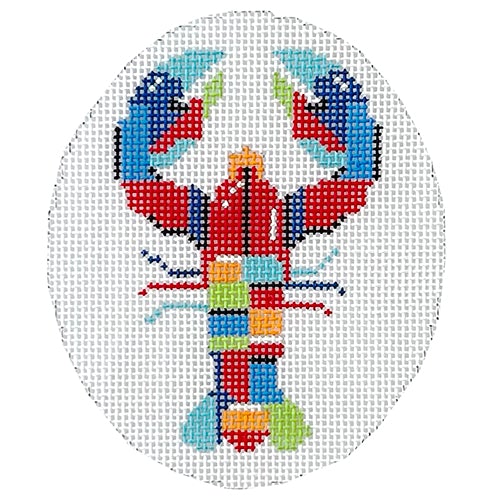 Lobster ZIA Painted Canvas Danji Designs  - 1
