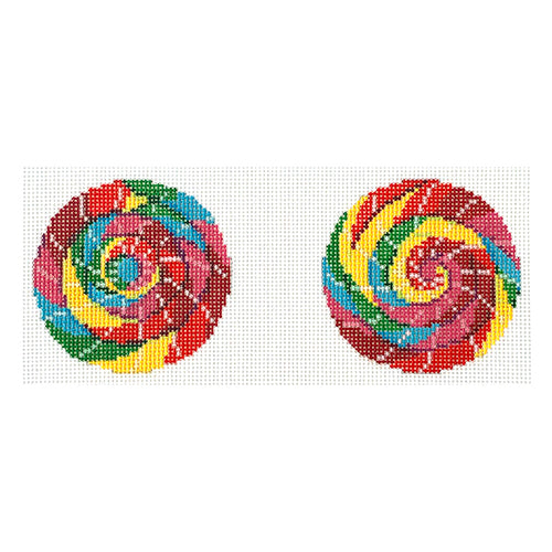 Lollipop Painted Canvas Petite Sweets  - 1