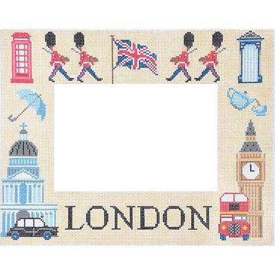 London Picture Frame Painted Canvas Kirk & Bradley 