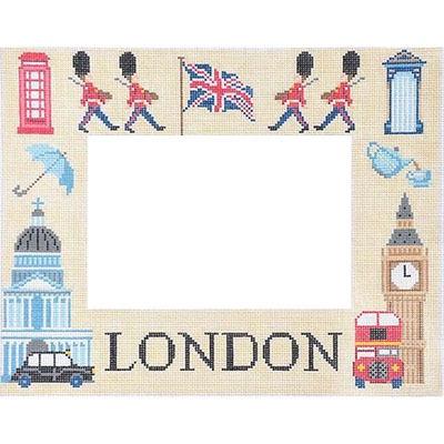 London Picture Frame Painted Canvas Kirk & Bradley 
