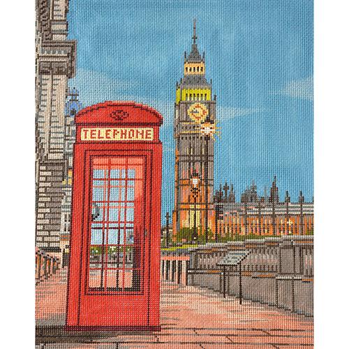 London Scene Painted Canvas The Meredith Collection 