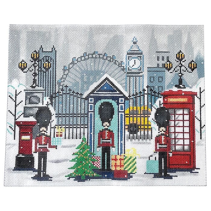 London Soldiers Painted Canvas Alice Peterson Company  - 1