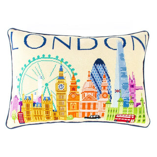 London Travel Pillow Kit Kits Needlepoint To Go 

