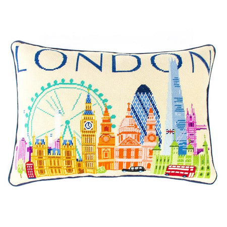 London Travel Pillow Kit Kits Needlepoint To Go 