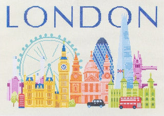 London Travel Pillow Kit Kits Needlepoint To Go 
