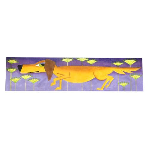 Long Dog Painted Canvas Zecca 