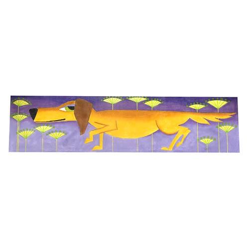 Long Dog Painted Canvas Zecca  - 1