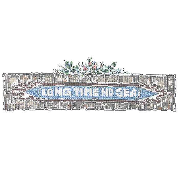 Long Time No Sea Painted Canvas Cooper Oaks Design  - 1