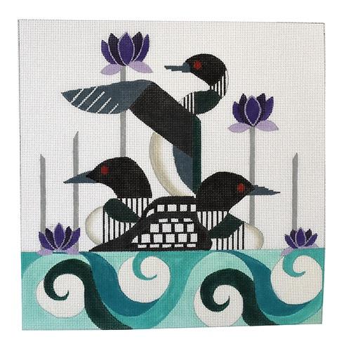 Loons (MPD) Painted Canvas Melissa Prince Designs 