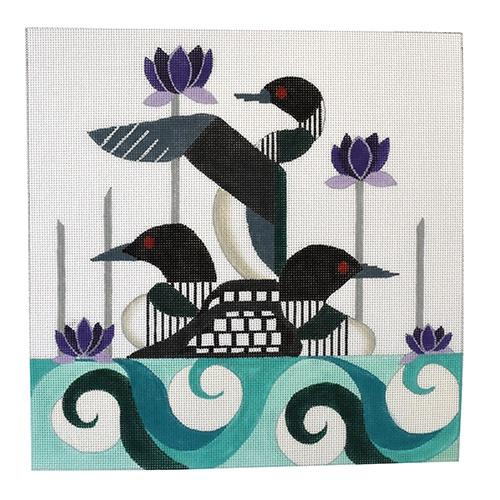 Loons (MPD) Painted Canvas Melissa Prince Designs  - 1