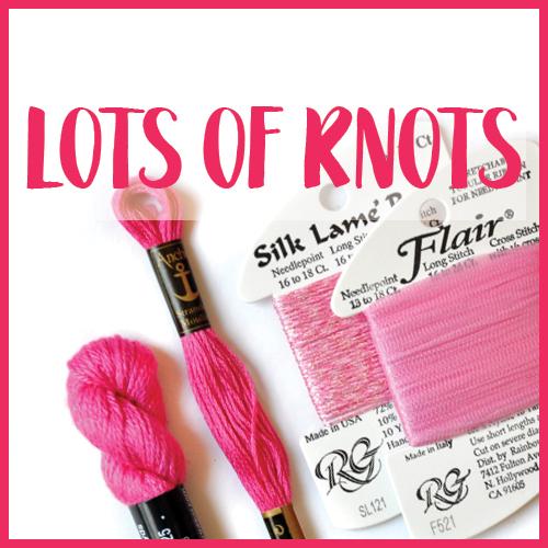 Lots of Knots Online Needlepoint Class Online Course Needlepoint.Com 
