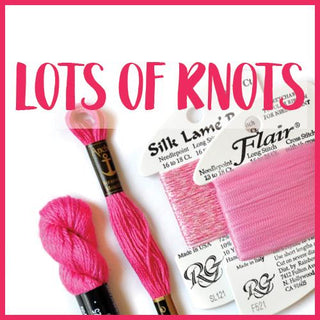 Lots of Knots Online Needlepoint Class Online Course Needlepoint.Com 
