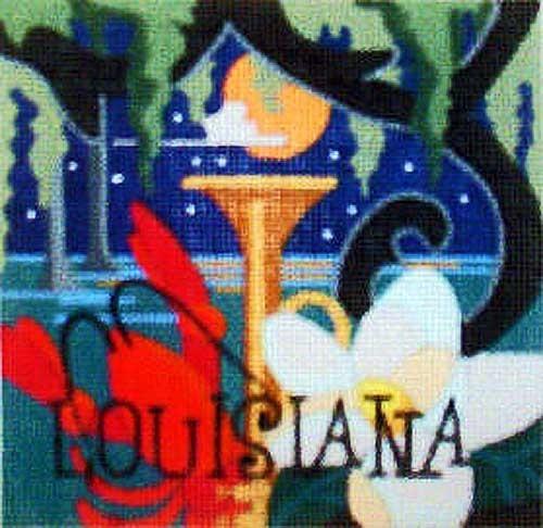 Louisiana Painted Canvas Raymond Crawford Designs 