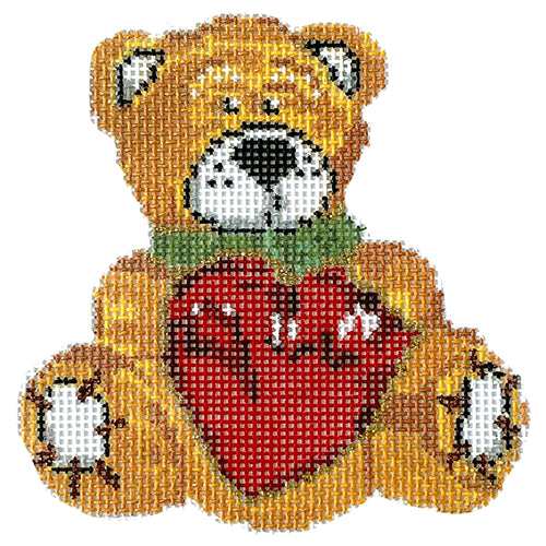 Love Bear Painted Canvas Petite Sweets 

