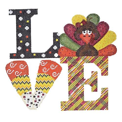 Love Thanksgiving Painted Canvas Funda Scully 