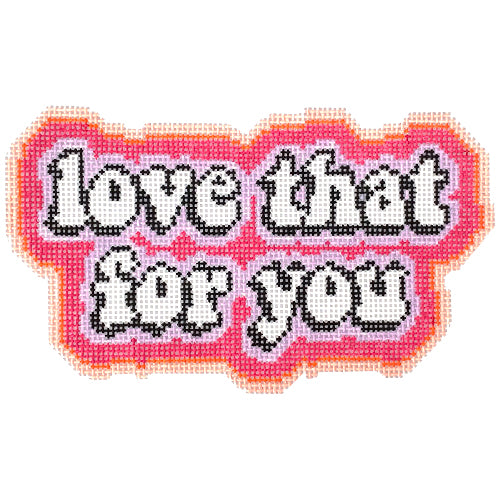 Love That for You (the Jesse) Painted Canvas Mopsey Designs 
